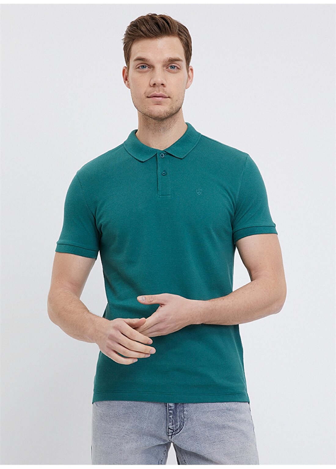 Loft 021171 Koyu Yeşil Erkek Polo T-Shirt
