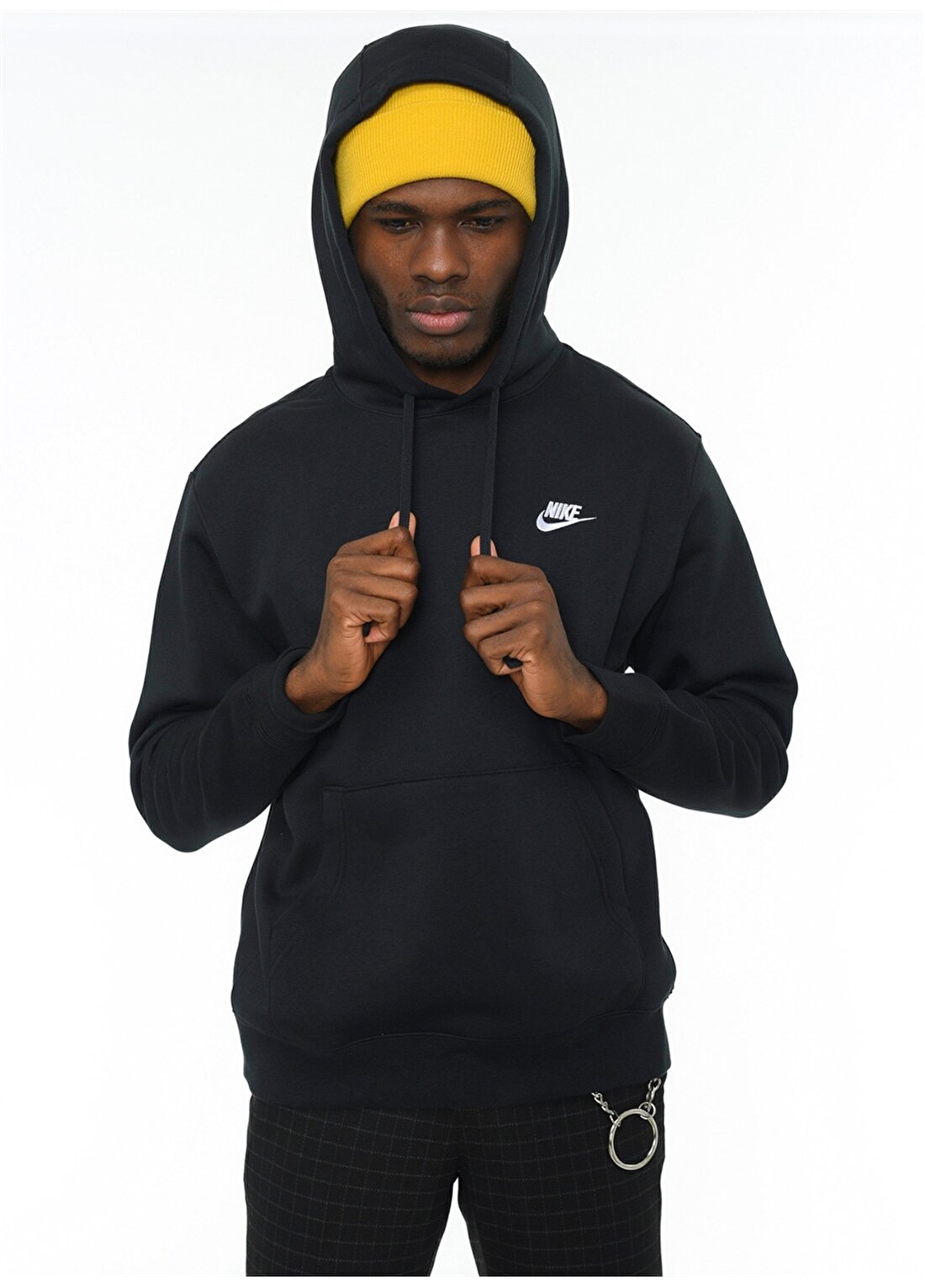 Nike Sportswear Club Fleece Siyah Erkeksweatshirt