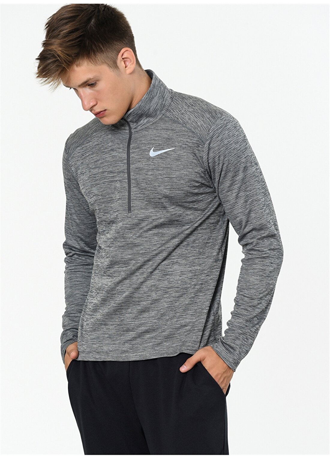 Nike Pacer Gri Erkek Sweatshirt
