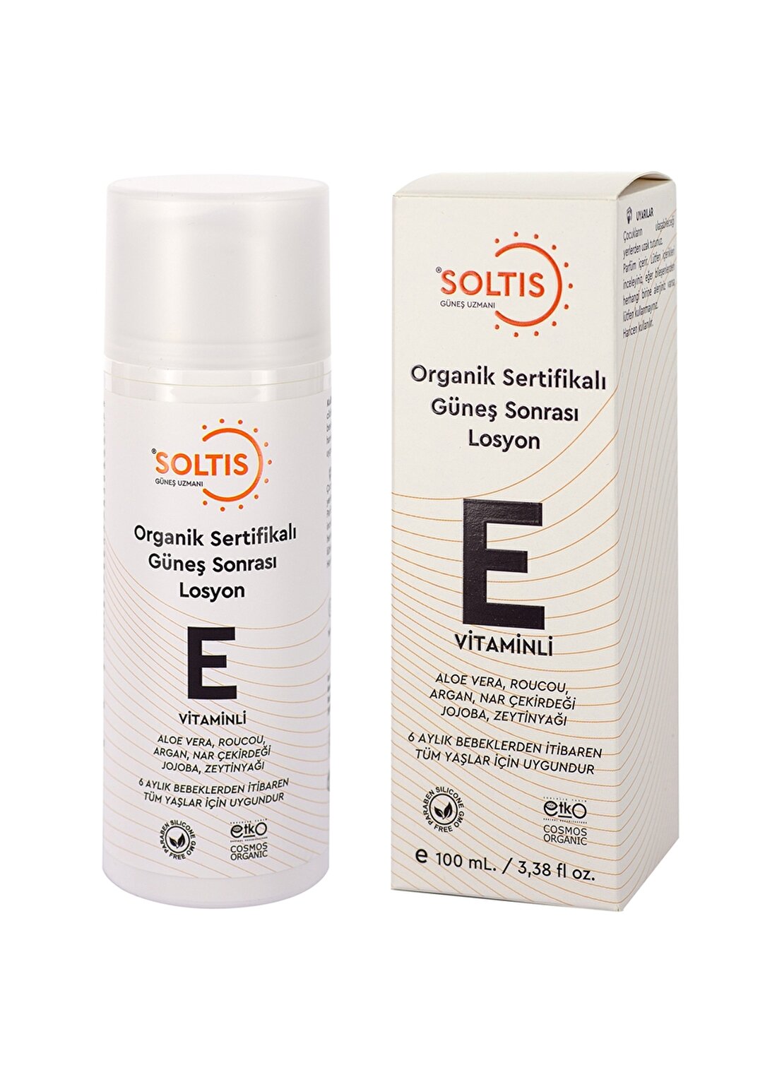 Soltis Organik Sertifikalı 100 Ml Güneşsonrası Losyon