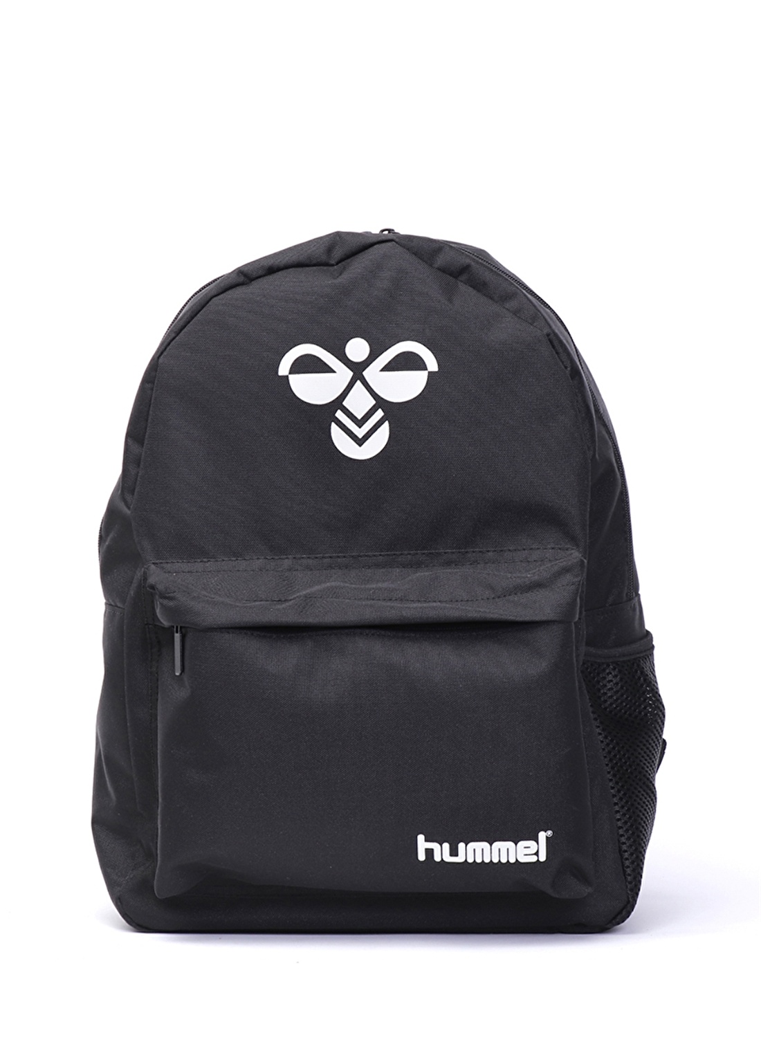 Hummel Alenc Bag Pack Fermuarlı Logo Baskılı Siyah Unisex Sırt Çantası