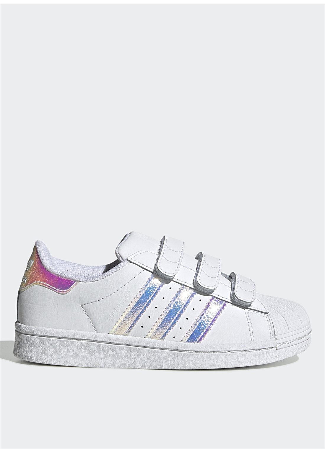 Adidas Beyaz - Gümüş Kadın Yürüyüş Ayakkabısı FV3655 SUPERSTAR C