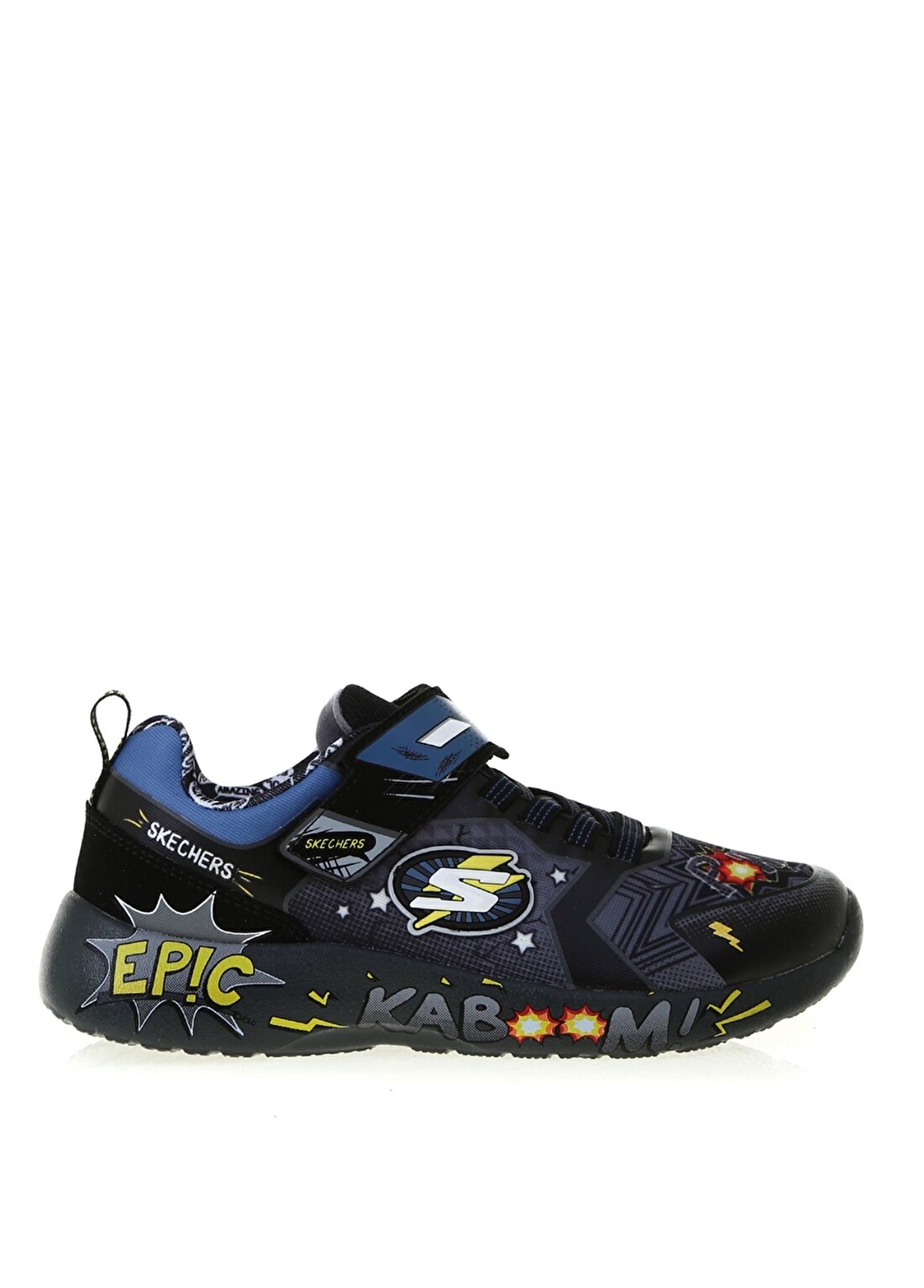 Skechers 402101L Ccbk Dynamight Gri - Siyah Erkek Çocuk Yürüyüş Ayakkabısı