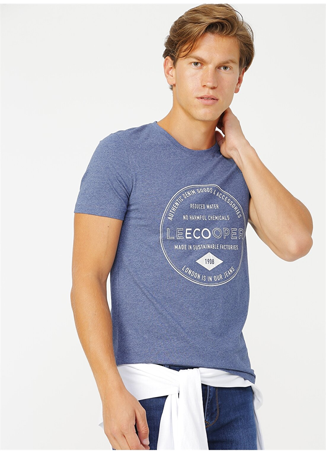 Lee Cooper Repreve Mavi T-Shirt