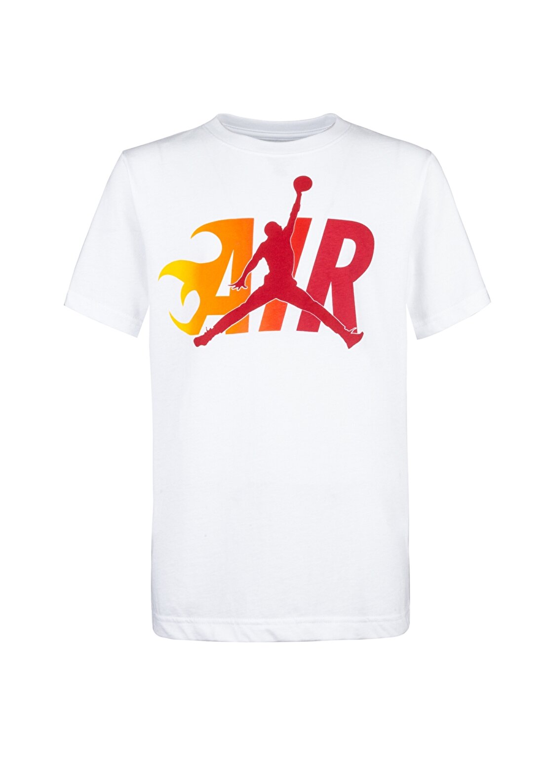 Nike 957976-001 JDB Air Flame Air Jordan Bisiklet Yaka Beyaz T-Shirt