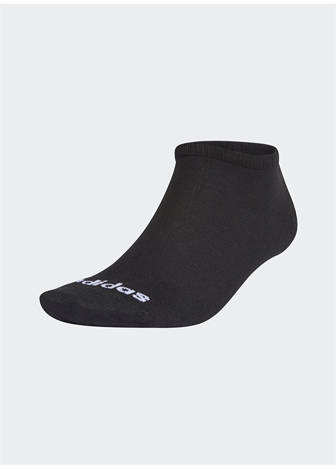 Adidas Ge6133 No Show 3Pp Yumuşak Dokulu Siyah Unisex Çorap