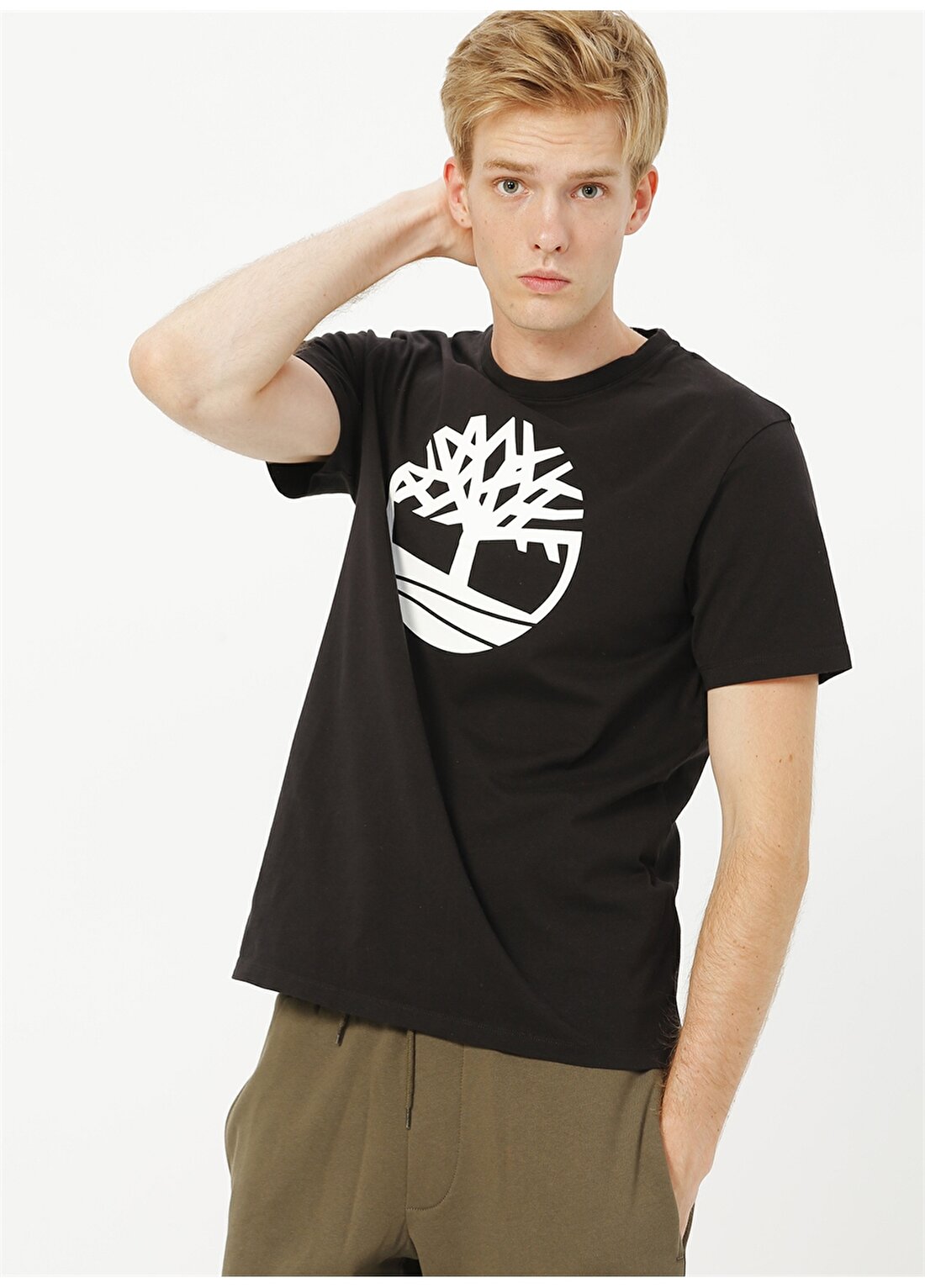 Timberland Siyah Erkek T-Shirt TB0A2C2R0011 SS KE