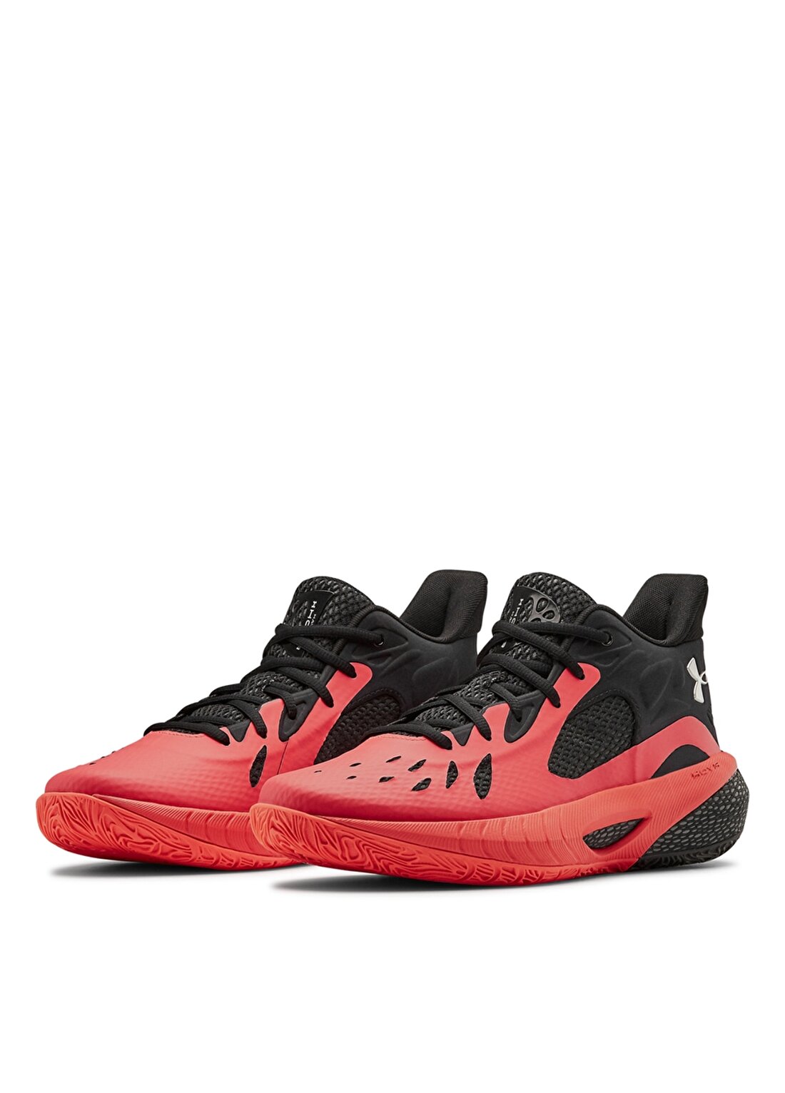 Under Armour 3023088 Kırmızı-Siyah Erkek Basketbol Ayakkabısı