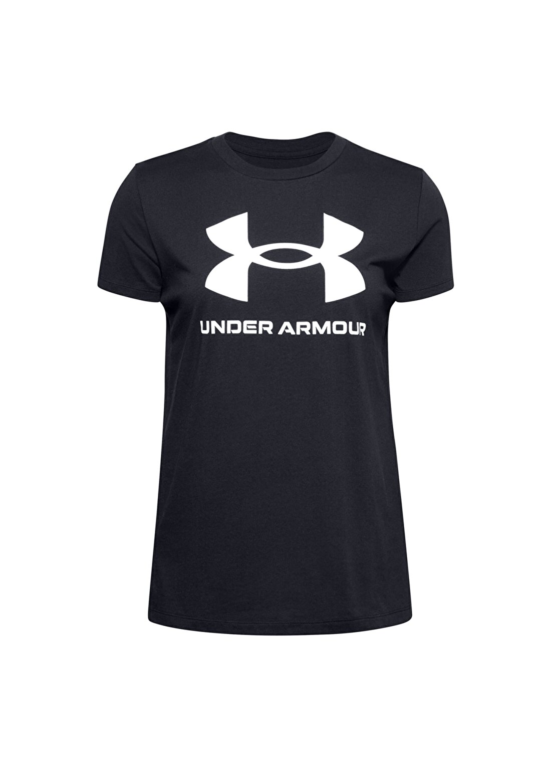 Under Armour 1356305 Live Sportstyle Graphic Siyah - Beyaz Kadın T-Shirt