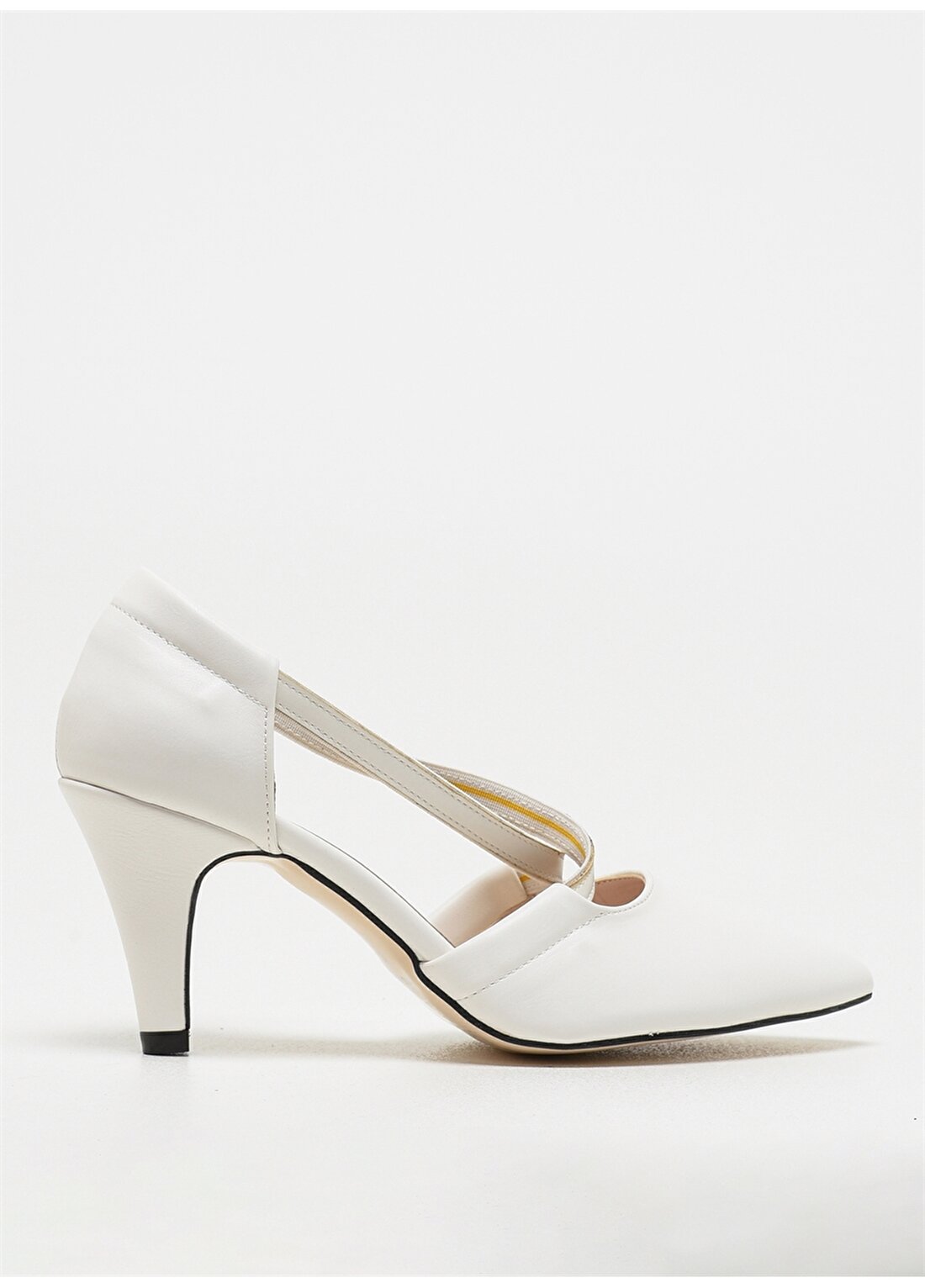 D By Divarese Beyaz Kadın Topuklu Ayakkabı
