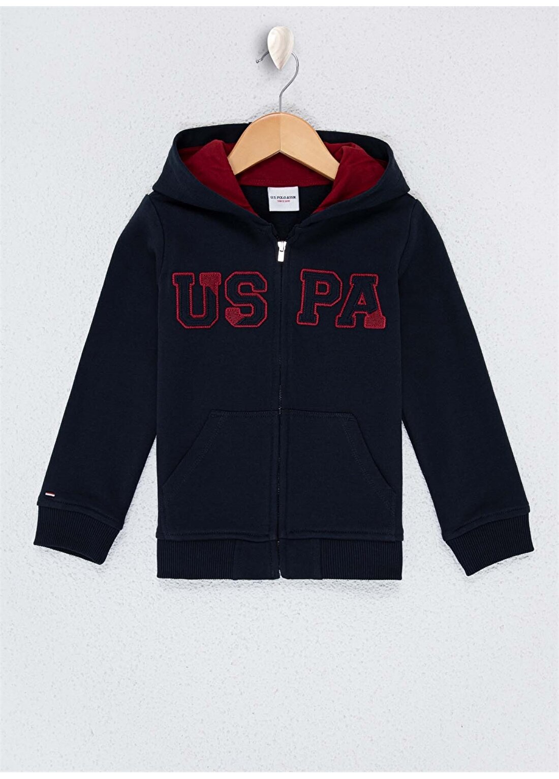U.S. Polo Assn. Aplikeli Lacivert Erkek Çocuk Sweatshirt