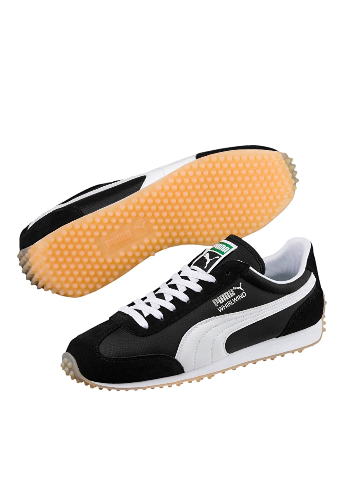 Puma 35129390 Whirlwind Classic Normal Bilek Boy Bağcıklı Siyah Beyaz Erkek Lifestyle Ayakkabı