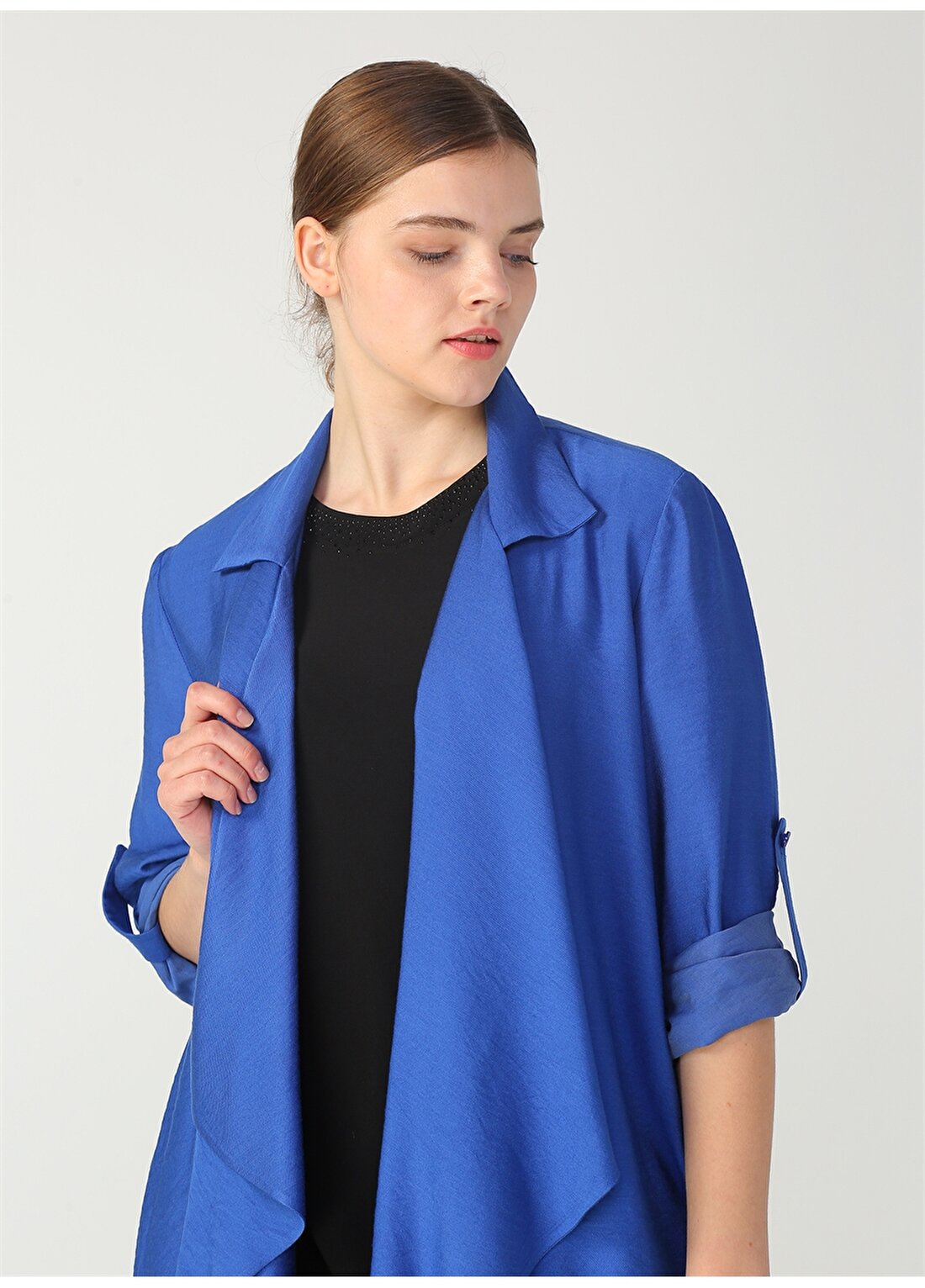 Selen Mavi Kadın Ceket