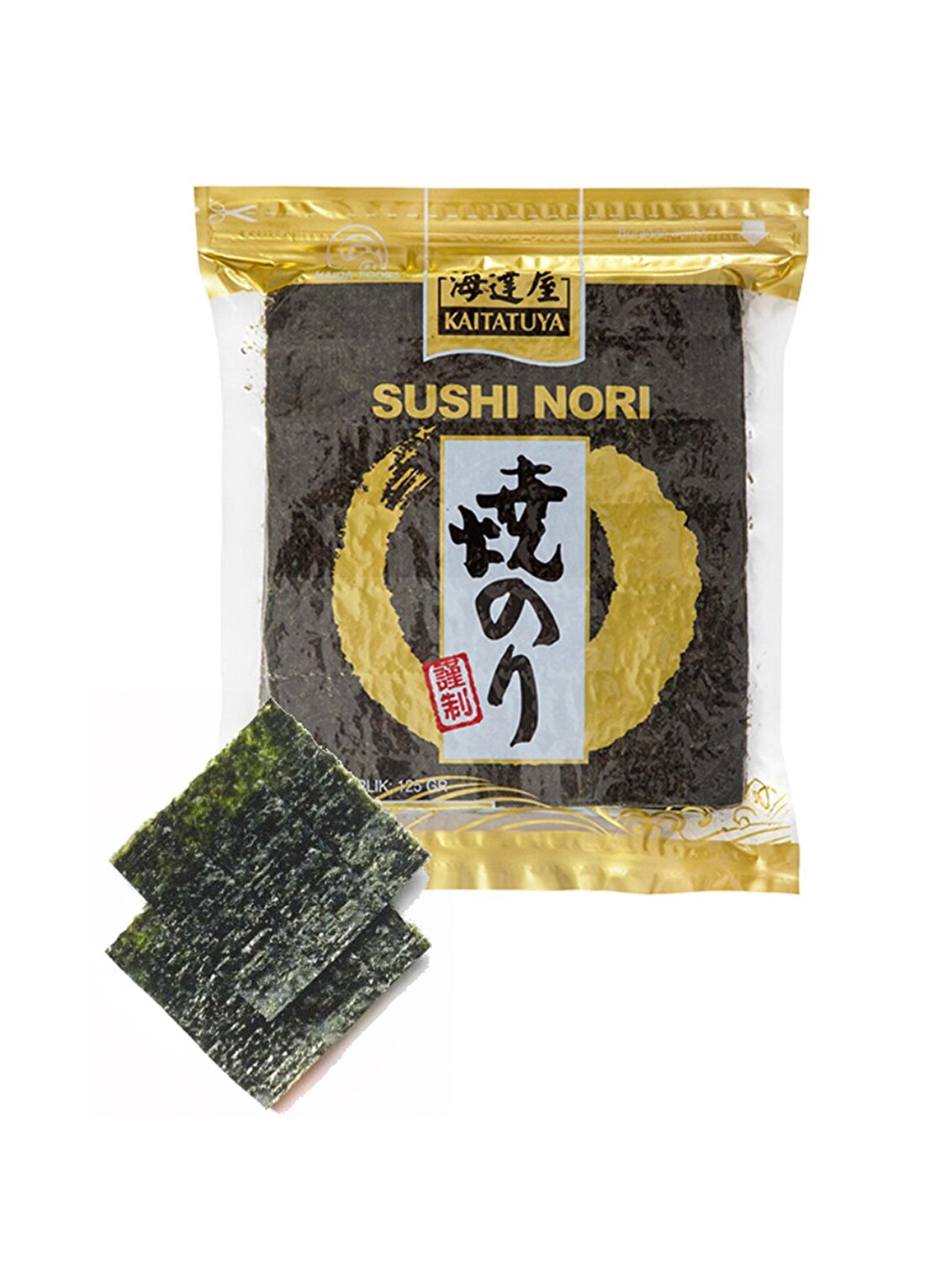 Kaitatuya Sushi Nori (Gold) 50 Adet Yaprak Yosun