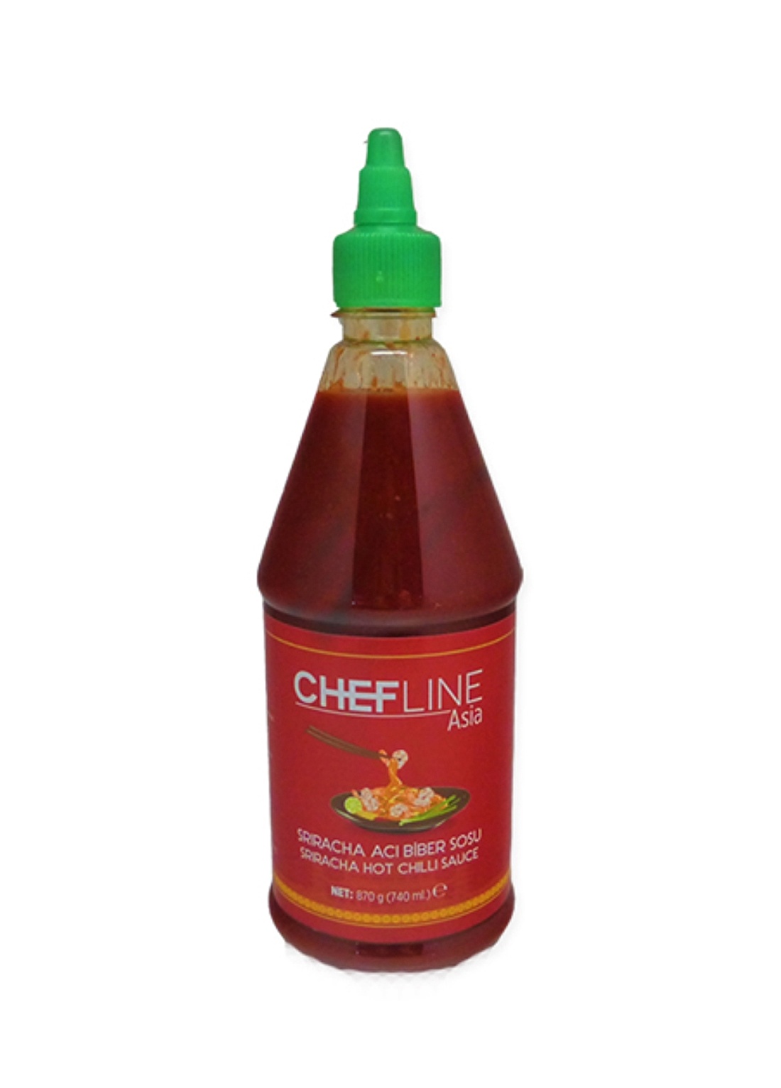 Chefline Asia Sriracha 870 Gr Acı Biber Sosu