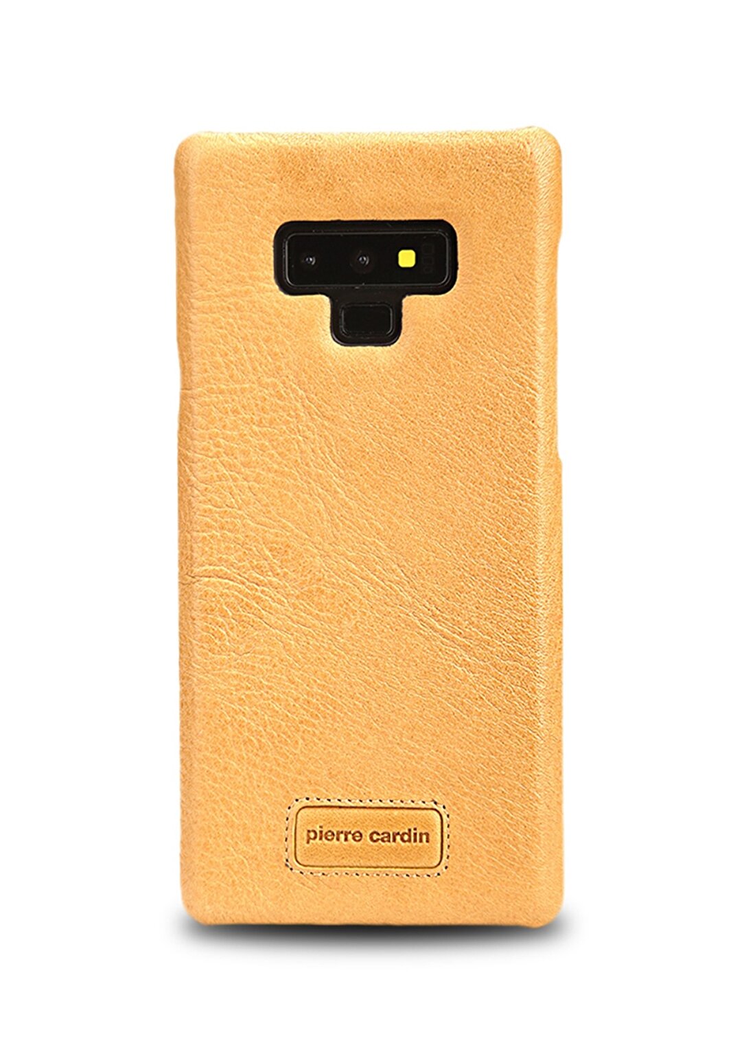 Pierre Cardin PCS-S05 Galaxy Note 9 Sarı Klasik Deri Arka Kapak Telefon Aksesuarı