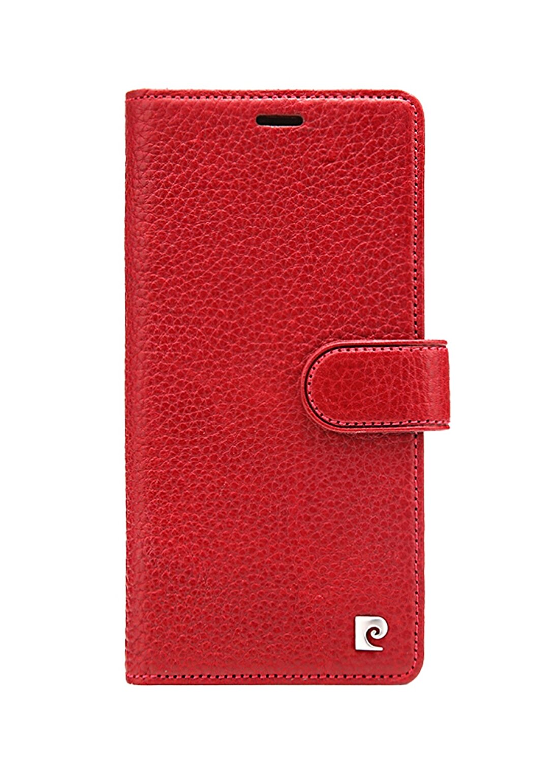 Pierre Cardin PCS-P08 Iphone XS Max (6.5) Bordo Deri Kapaklı Kılıf Telefon Aksesuarı