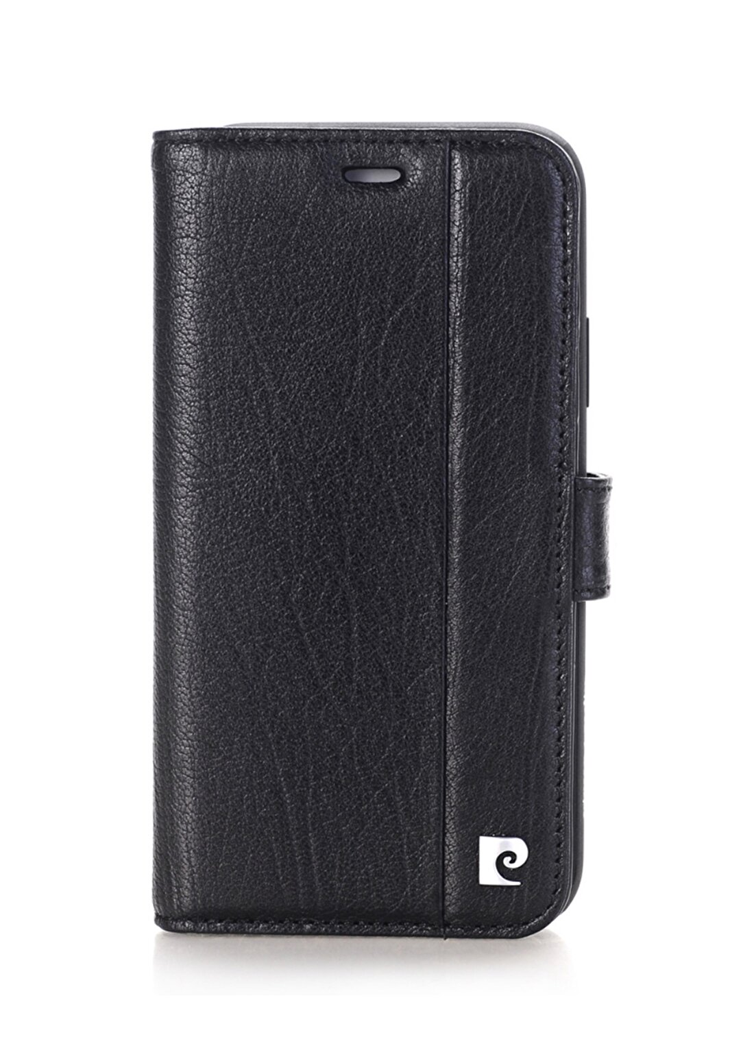 Pierre Cardin PCL-P05 Iphone X - XS (5.8) Siyah Deri Kapaklı Kılıf Telefon Aksesuarı