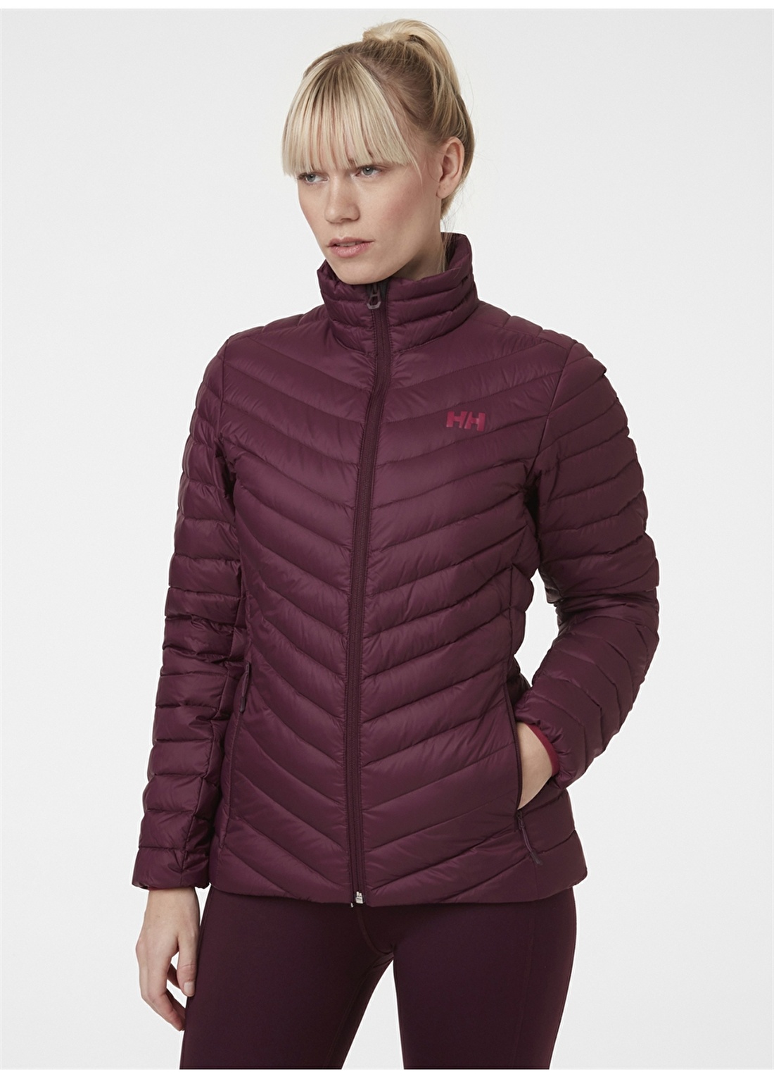 Helly Hansen Bordo Kadın Kısa Şişme Mont HHA.63028