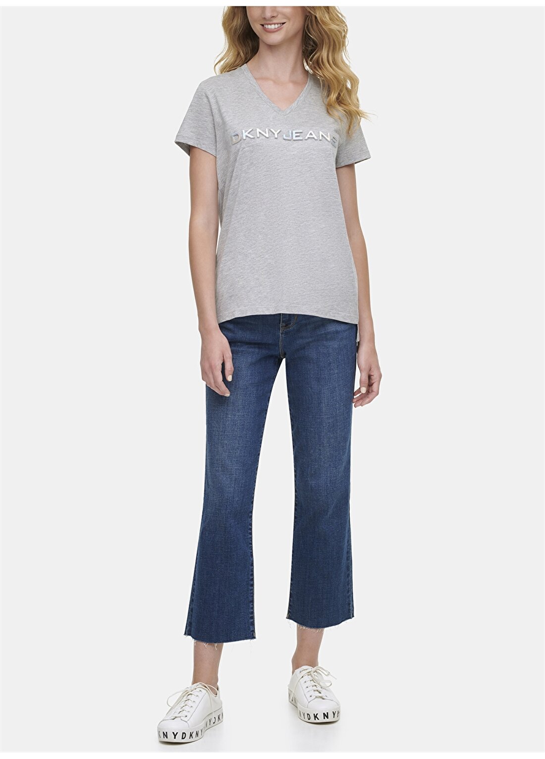 Dkny Jeans Hologram Logolu T-Shirt