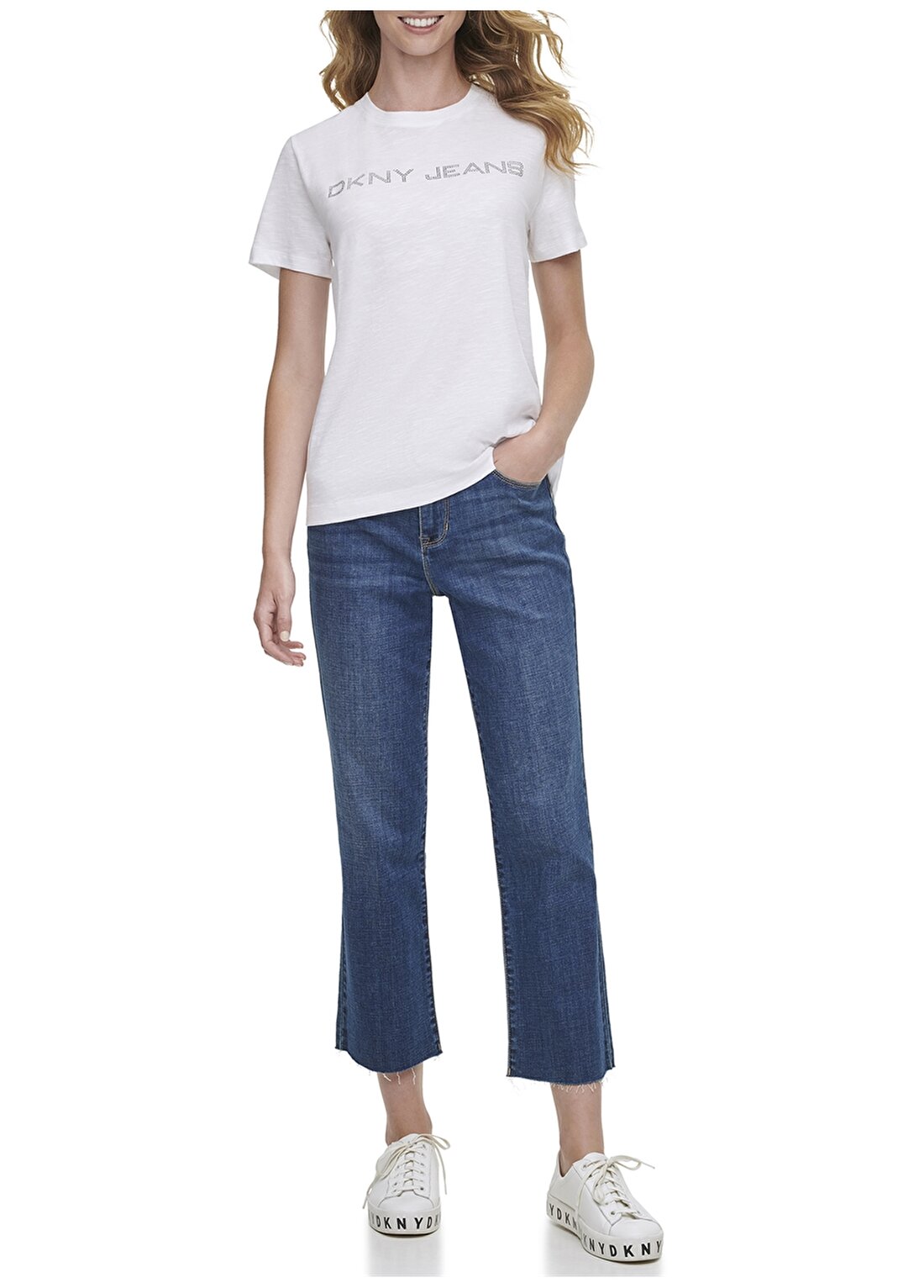 Dkny Jeans Logolu Kısa Kollu T-Shirt