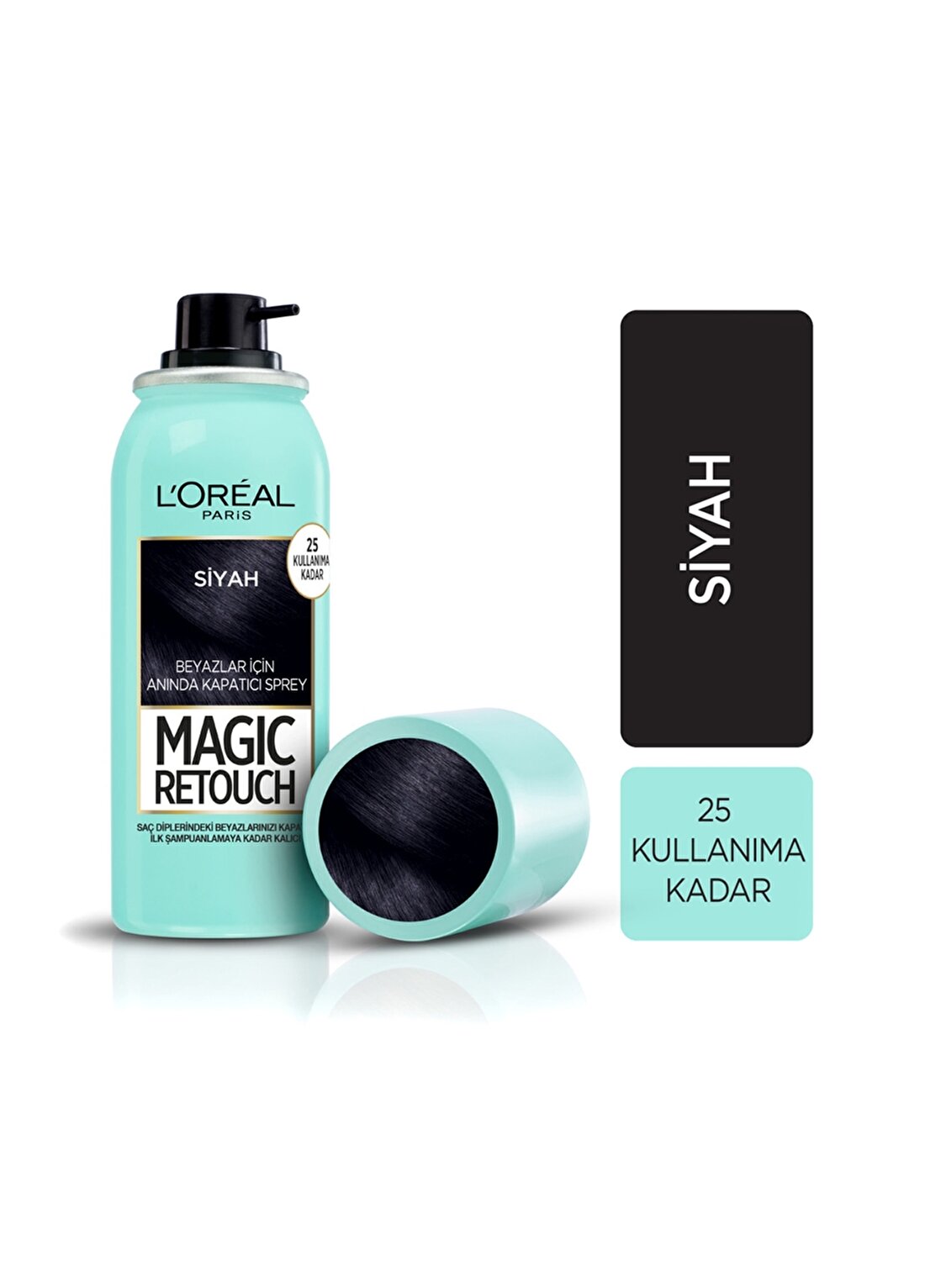L''oréal Paris Magic Retouch Beyaz Dipleri Kapatıcı Sprey - Siyah