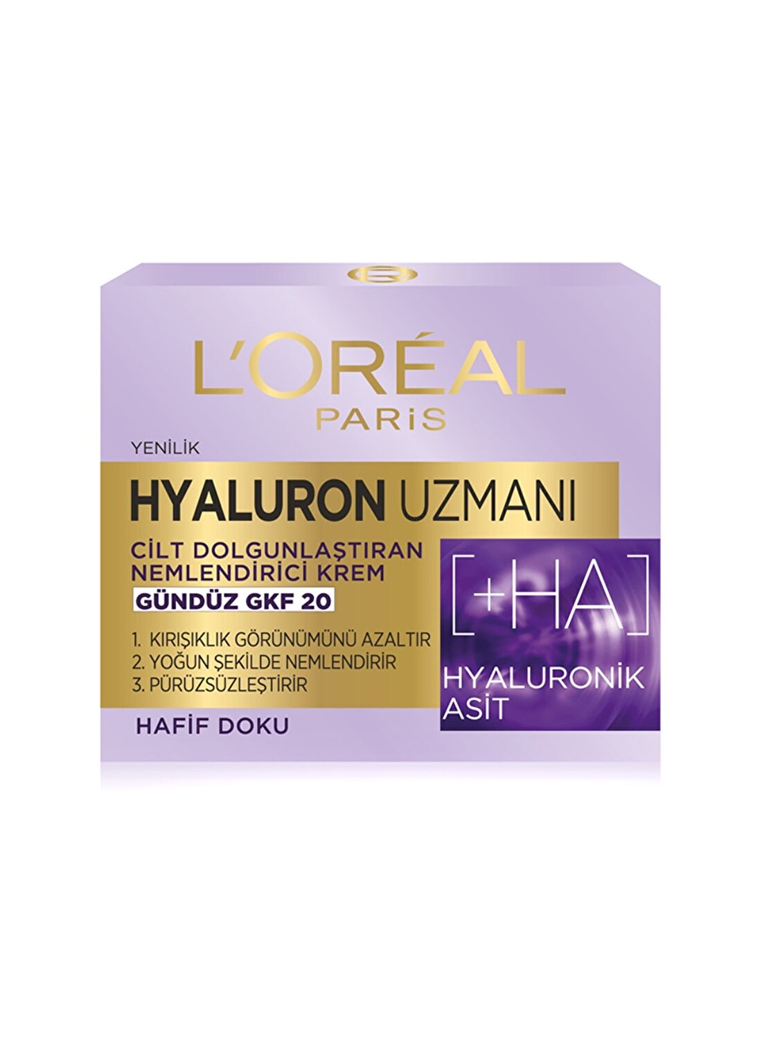 L'oréal Paris Hyaluron Uzmanı Cilt Dolgunlaştıran Nemlendirici Krem GKF 20