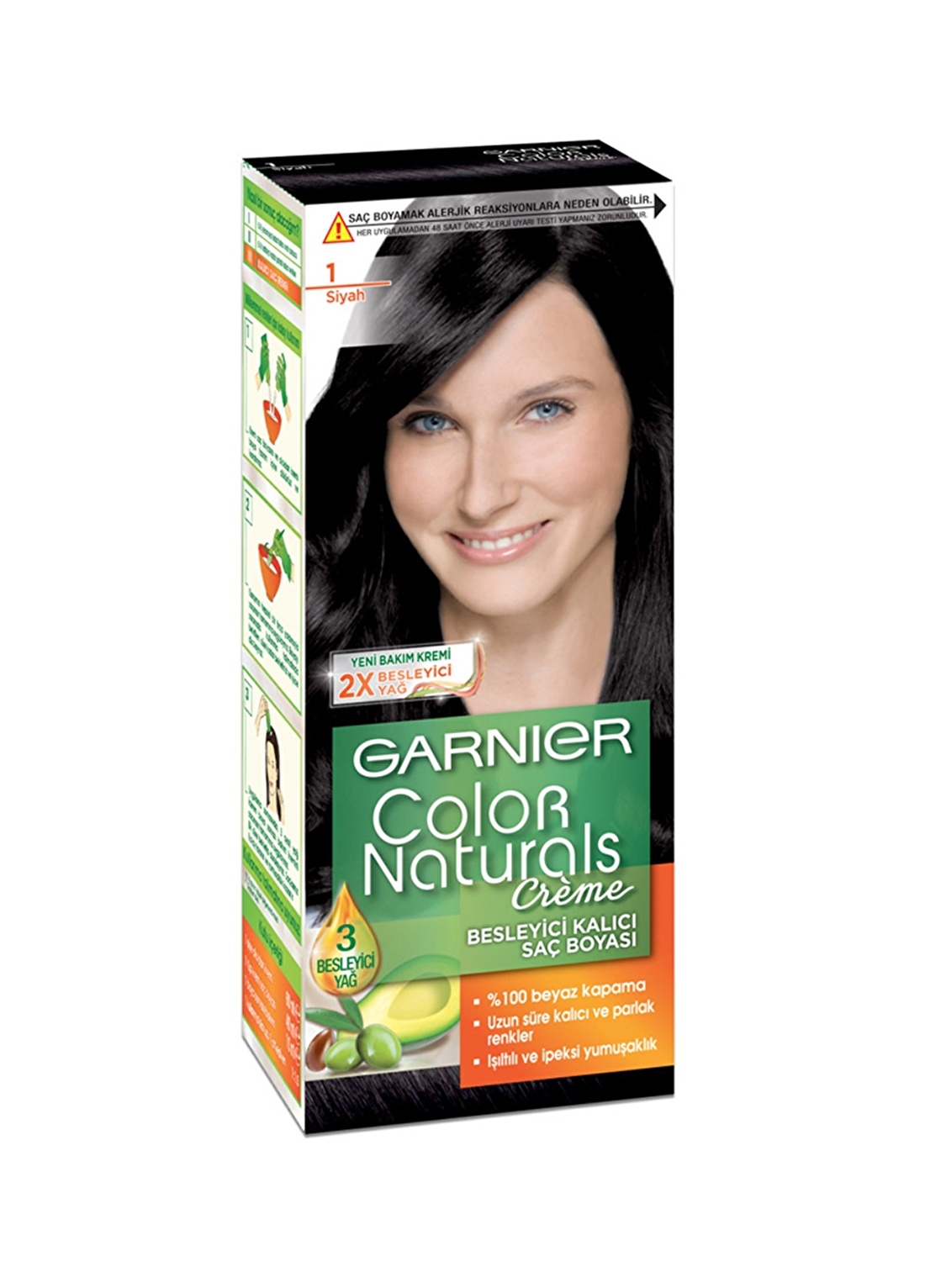 Garnier Color Naturals - 1 Siyah Saç Boyası