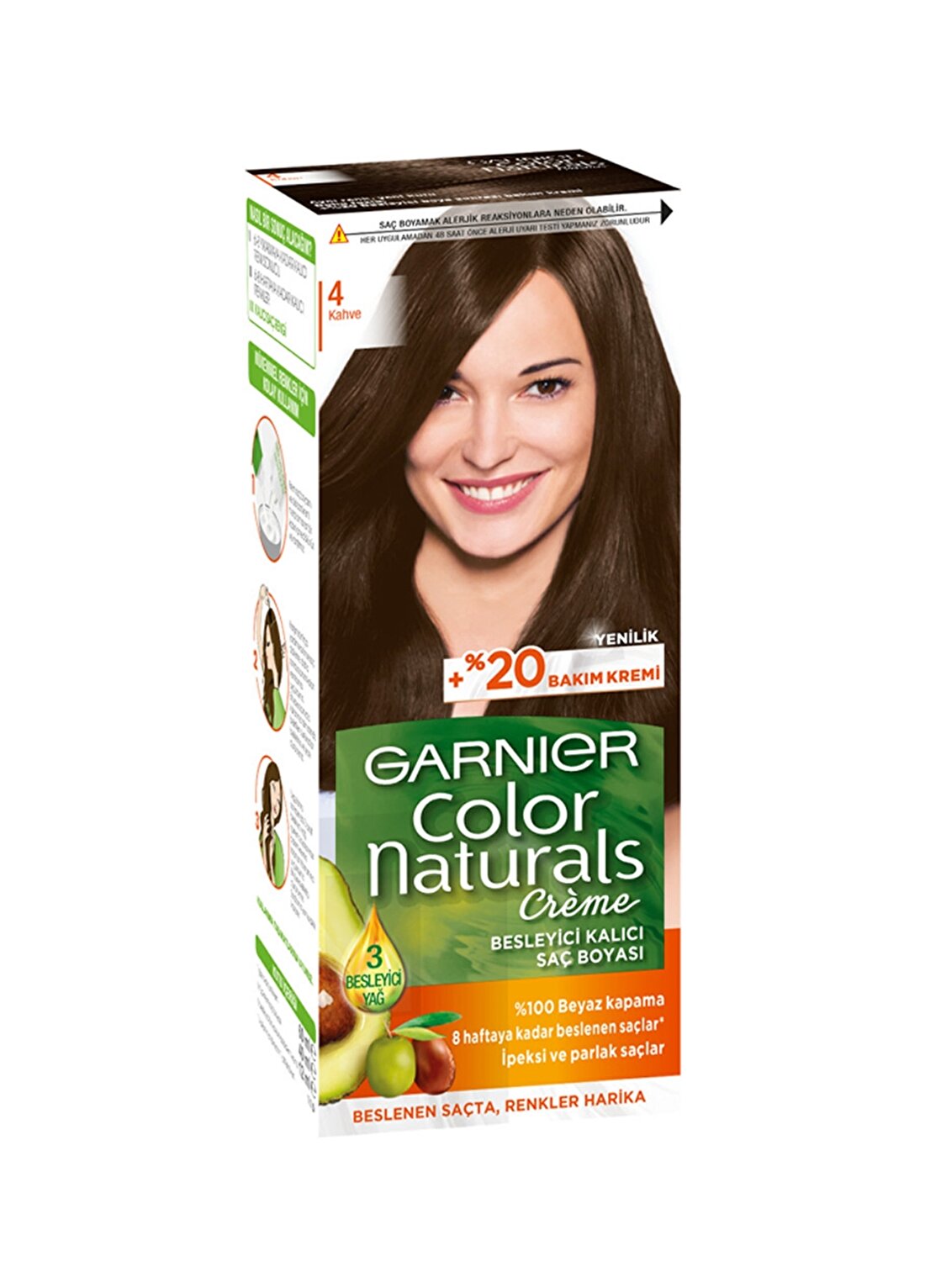 Garnier Color Naturals - 4 Kahve Saç Boyası