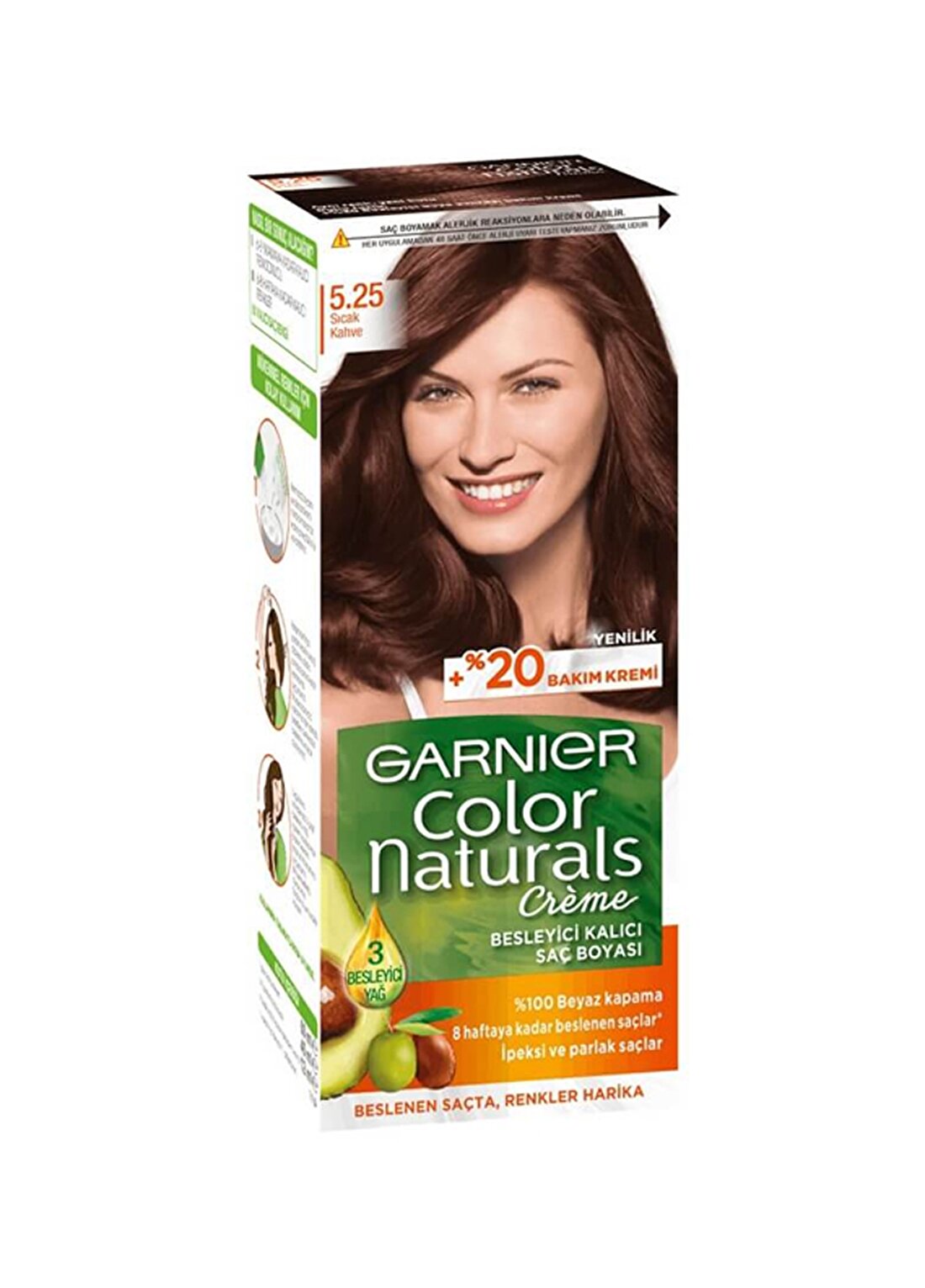 Garnier Color Naturals - 5.25 Sıcak Kahve Saç Boyası
