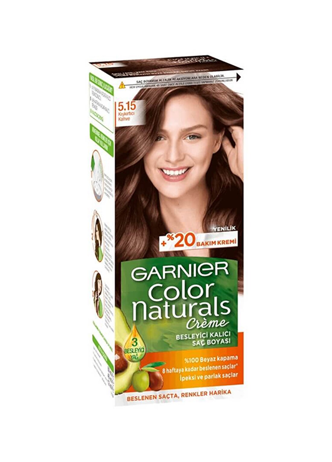 Garnier Color Naturals - 5.15 Kışkırtıcı Kahve Saç Boyası