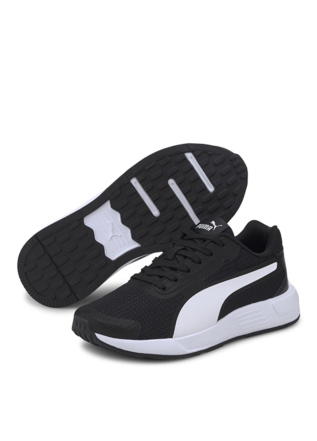 Puma Siyah - Beyaz Erkek Çocuk Yürüyüş Ayakkabısı