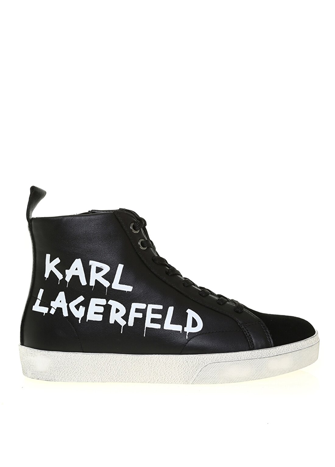 KARL LAGERFELD Siyah Kadın Sneaker SKOOL Brushlogobot