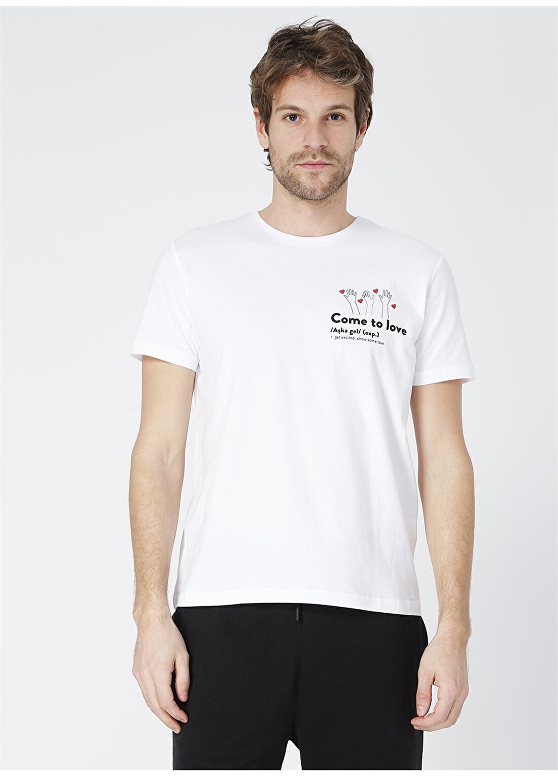 Turkish Dictionary Beyaz Erkek T-Shirt