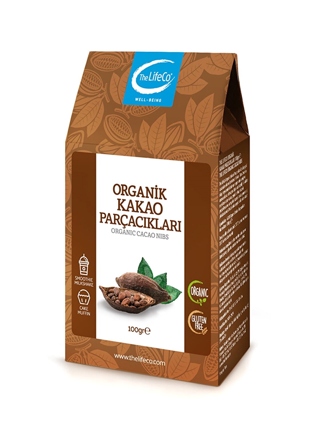 The Lifeco 100 Gr Organik Kakao Parçacıkları