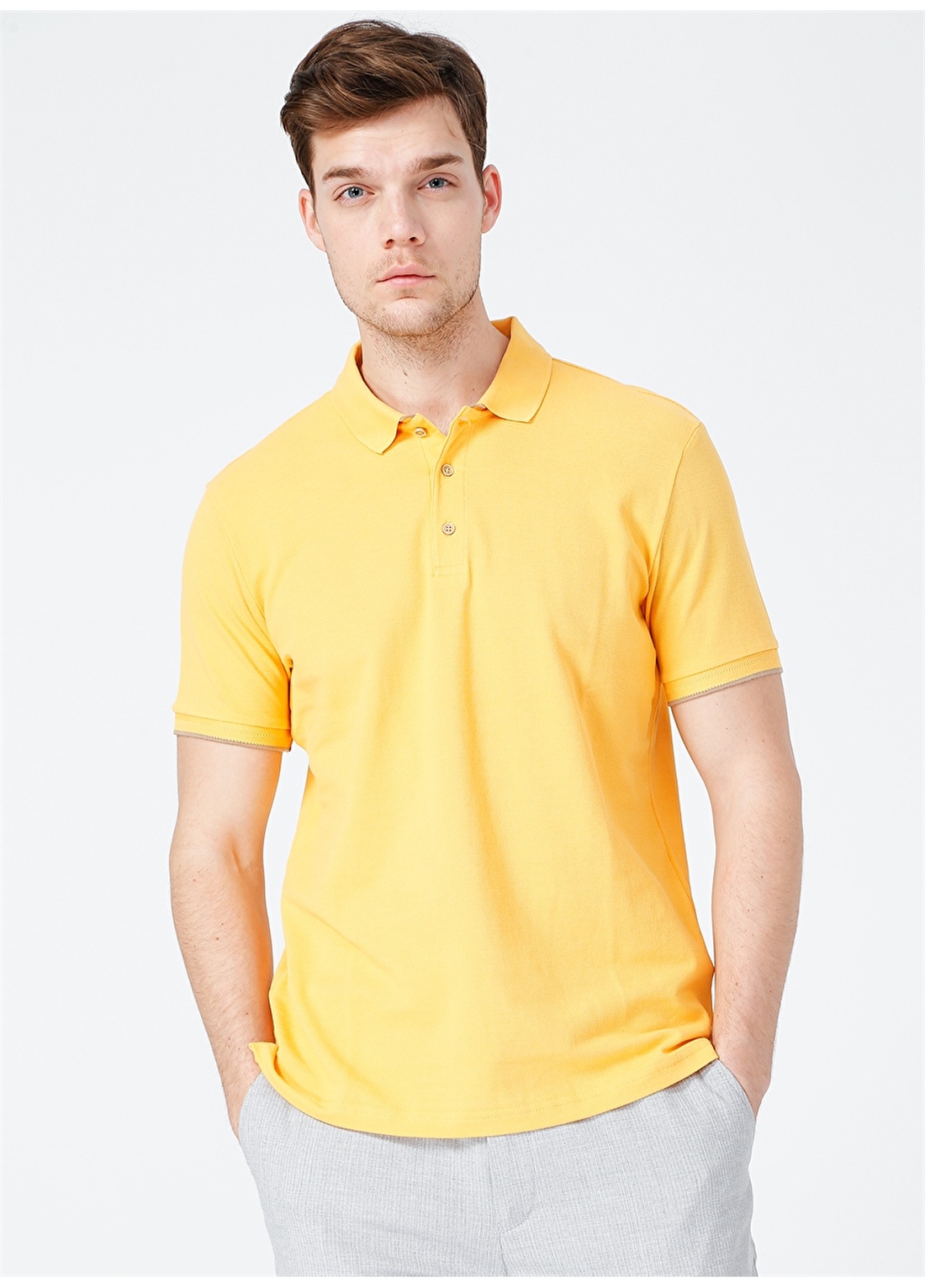 Fabrika Comfort Turuncu Erkek Polo T-Shirt