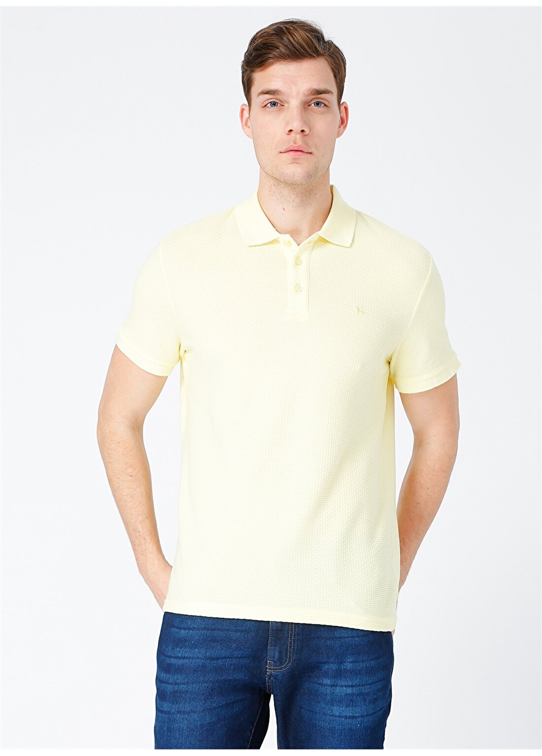 Fabrika Wagner Sarı Erkek Polo T-Shirt