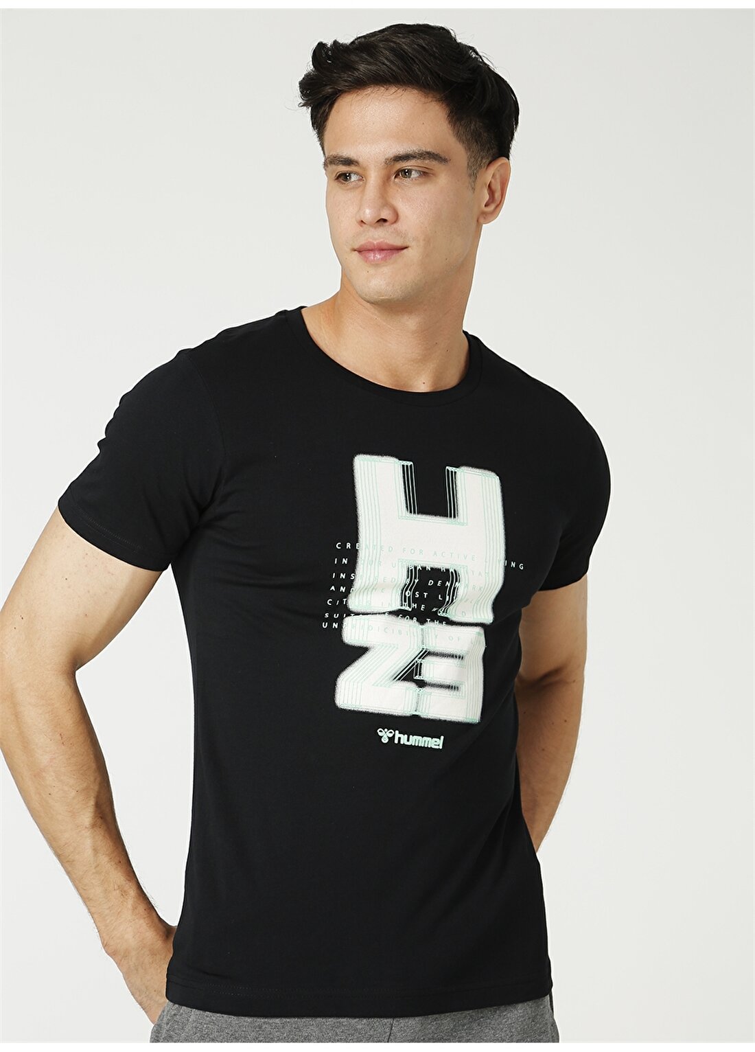 Hummel HABITAT Koyu Gri Erkek T-Shirt 911315-2001