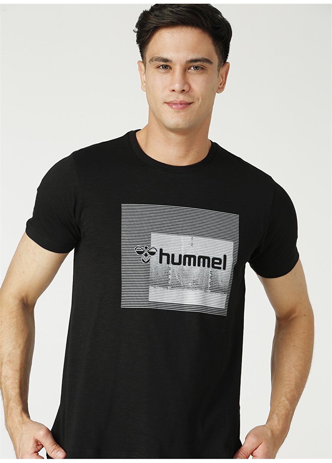 Hummel MISQUET Koyu Gri Erkek T-Shirt 911332-2001