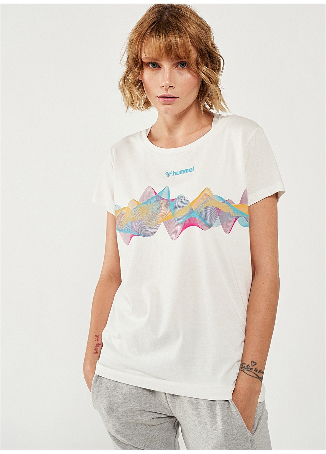 Hummel KOKO Koyu Gri Kadın T-Shirt 911325-9003