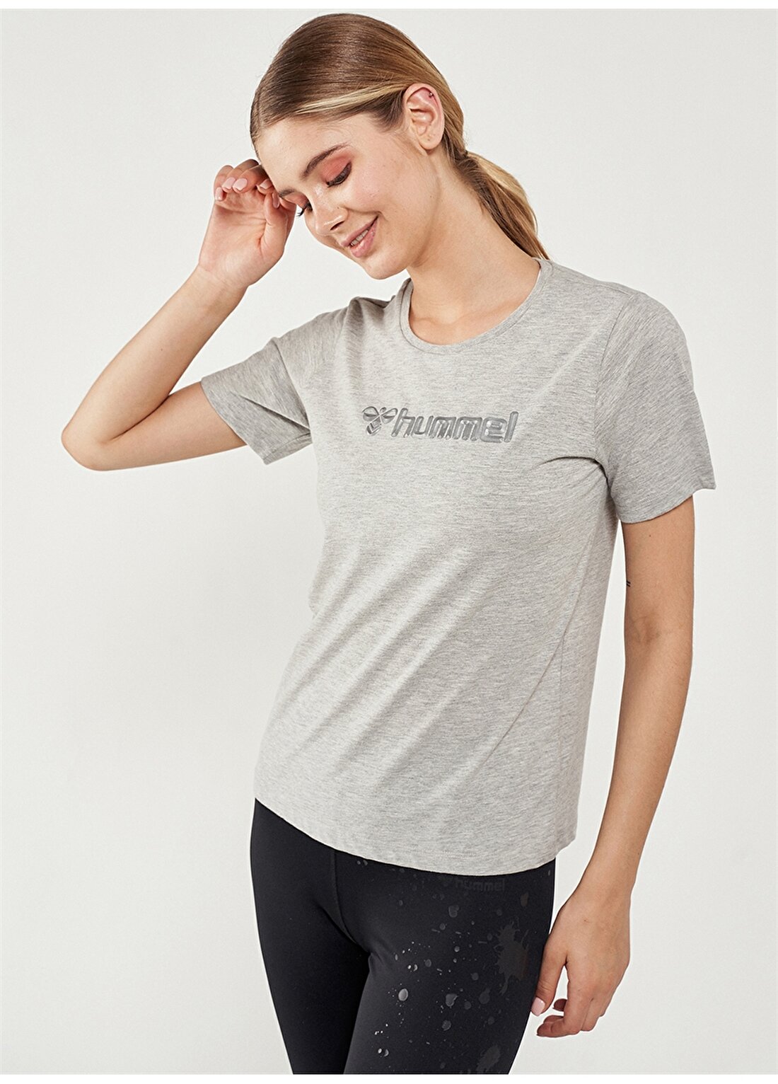 Hummel PESCARA Koyu Gri Kadın T-Shirt 911341-2010