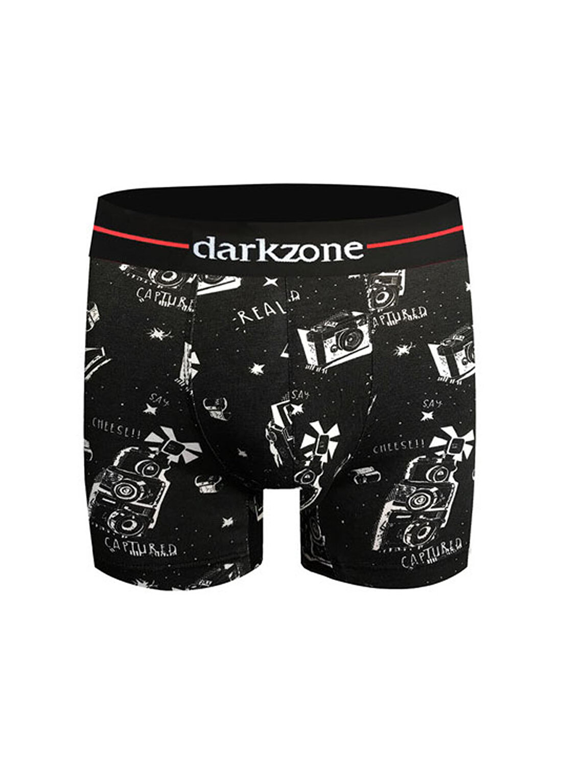 Darkzone Erkek Fotoğraf Makinesi Desenli Boxer  DZN2088