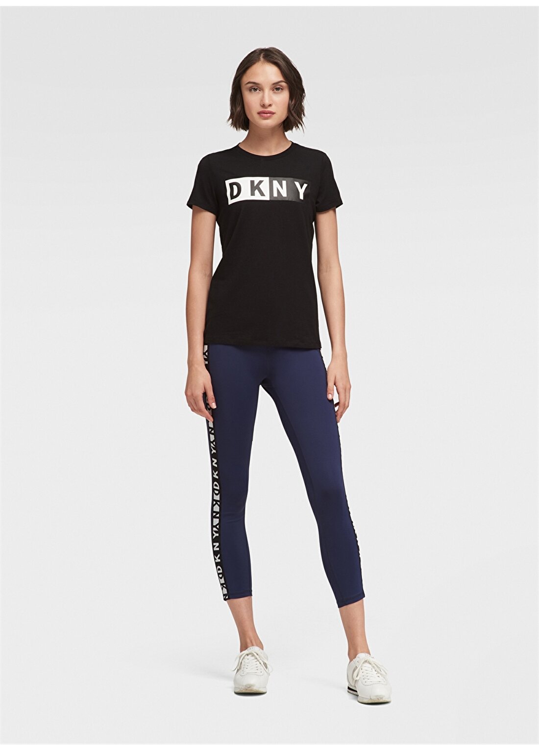 Dkny Jeans Logolu Siyah T-Shirt