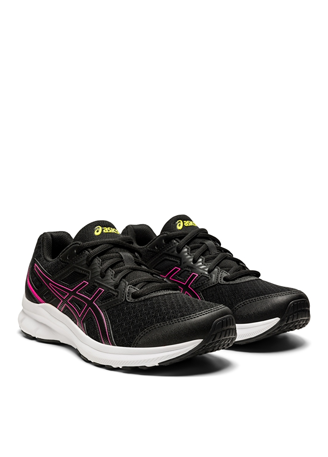 Asics 1012A908-004 Jolt 3 Siyah-Pembe Kadın Koşu Ayakkabısı