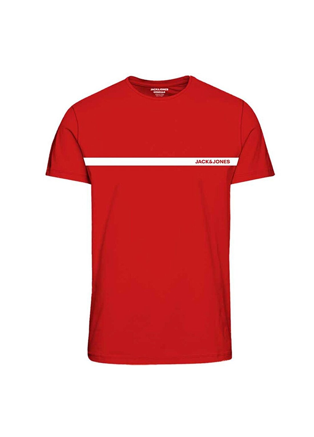 Jack & Jones 12195824 Kırmızı Erkek T-Shirt