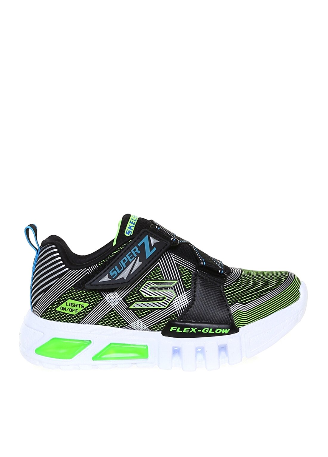 Skechers Siyah - Yeşil Yürüyüş Ayakkabısı