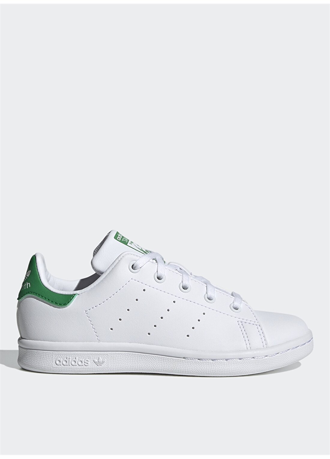 Adidas Beyaz - Yeşil Erkek Çocuk Yürüyüş Ayakkabısı FX7524 STAN SMITH C