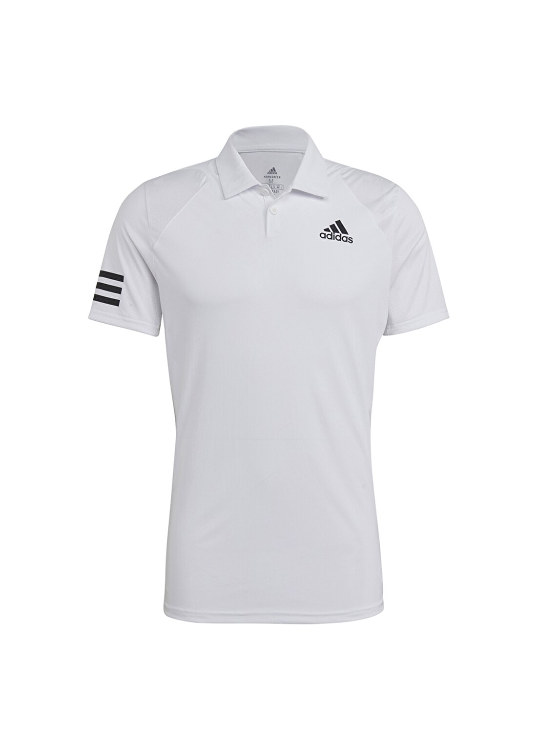 Adidas Polo Yaka Beyaz - Siyah Erkek T-Shirt GL5416 CLUB 3STR P