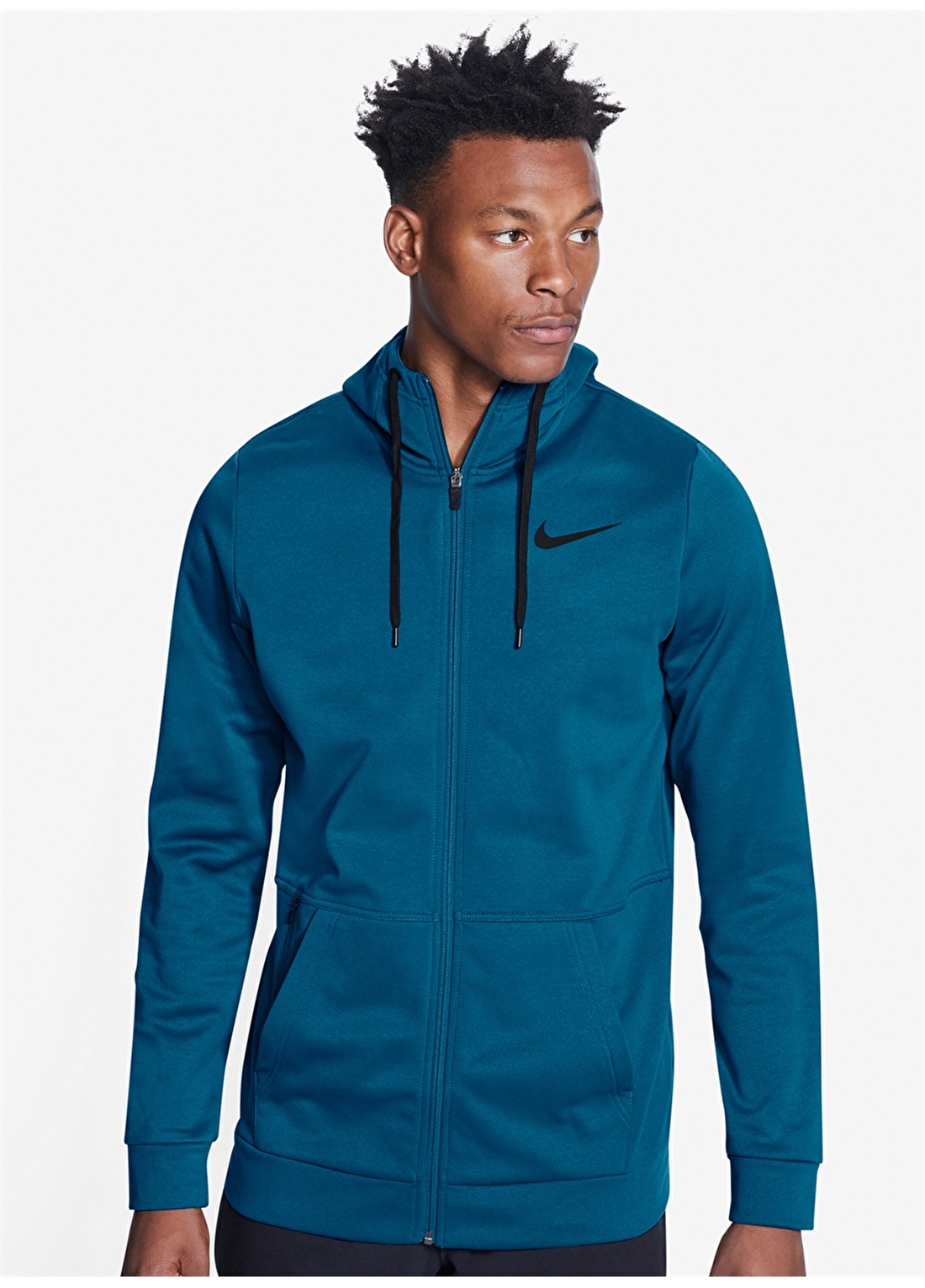 Nike Cu6231-301 M Nk Tf Hd Fz Kapüşonlu Düz Yeşil Erkek Sweatshirt