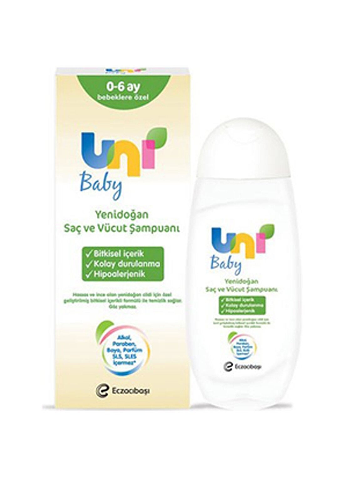 Unibaby Yeni Doğan Saç Ve Vücut Bebek Şampuanı